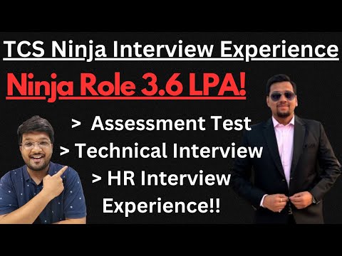 TCS Ninja Interview Experience 2024 Batch | Bhushan Latest TCS Experience 🔥🔥