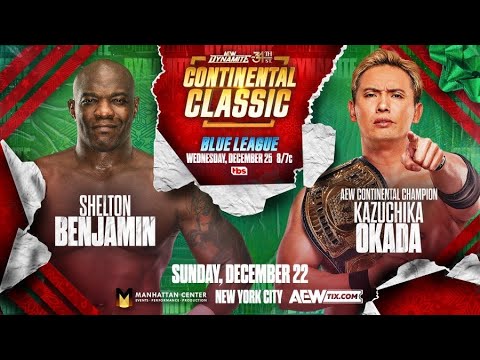 AEW Dynamite Kazuchika Okada vs Shelton Benjamin Continental Classic (SIM)