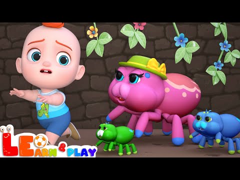 Surprise Colored Eggs with Animals | Yes Yes Playground Song | Learn & Play with Leo