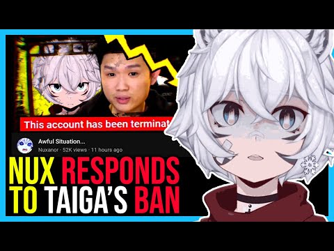 Things Keep Getting Worse For This Vtuber... | Nux Apologizes To Taiga and People Aren't Happy