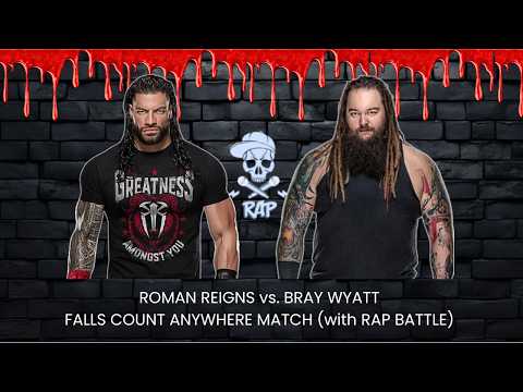 FCA Match with "Rap Battle"🎵 | Roman Reigns vs. Bray Wyatt | WWE Clash At The Castle