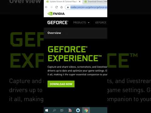 How to fix the error when starting GeForce Experience #shorts #short #shortvideo #shortsvideo