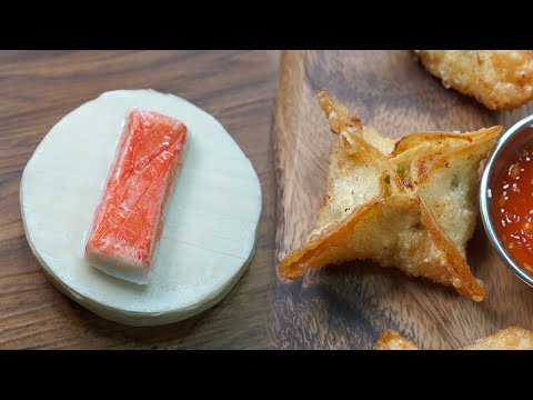 Making Crab Rangoon with Cream Cheese At Home