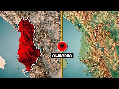 WHAT IS THE CONDITION OF ALBANIA WHEN SEEN FROM ITS GEOGRAPHICAL LOCATION