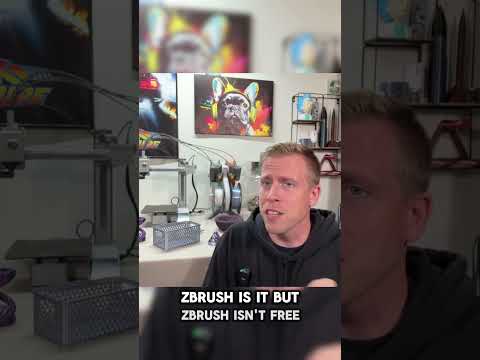 Zbrush for 3D Modeling #3dprinting #3dprints #3dprint #3dprinted