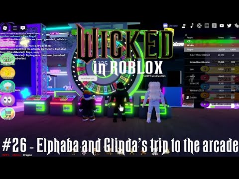 Wicked in ROBLOX! Episode 26 | Elphaba and Glinda's trip to the arcade