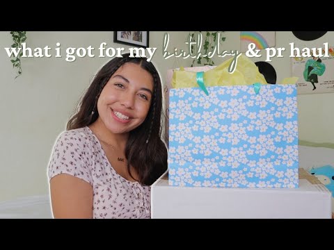 what i got for my birthday & pr haul!! | 20th birthday haul