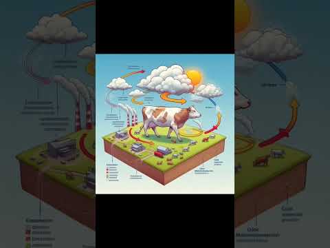 Methane Emissions from Livestock & Climate Change #viralvideo #shorts #trendingshorts #mannvetcorner