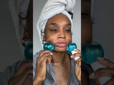 Relaxing Makeup Video with skincare globes🫶🏾 #makeupvideo #makeuptutorial