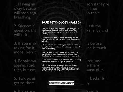 Dark Psychology Secrets EXPOSED in 2024