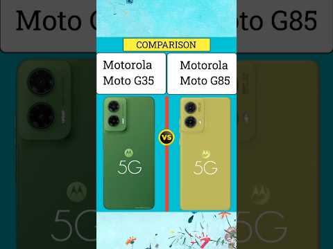 Motorola G35 vs Motorola G85