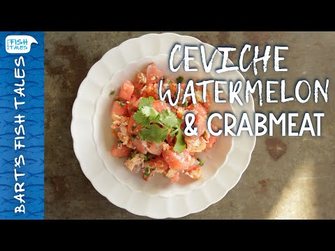 Ceviche Watermelon & CRABMEAT | Bart van Olphen