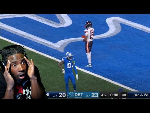 Last Second Malfunction! "Chicago Bears vs. Detroit Lions | 2024 Week 13 Game Highlights" REACTION!