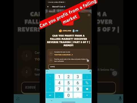 Memefi video code | Can you profit from a falling market