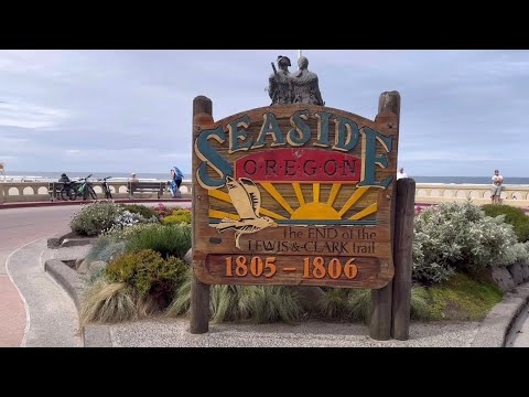 Continuing our drive up the Oregon coast. PART 2. Seaside. Astoria. Ending in Vancouver, WA.