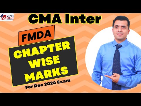 CMA Inter FMDA Subject Analysis Sheet For Dec 2024 Exam | CMA Vipul Shah