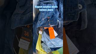 A++Grade Export Surplus Mens Korean Jeans / Korean used clothes wholesale 8950135999 #exportsurplus