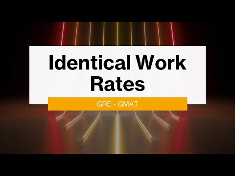 Identical Work Rates - Incredible Trick