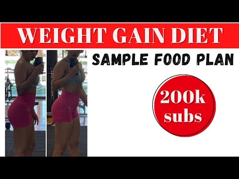 SIMPLIFIED weight gain food plan to gain weight (FAST) | Gaining weight can't get easier than this