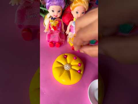 How to make Polymer clay cake #miniature #cake #cakedecorating #cakedesign