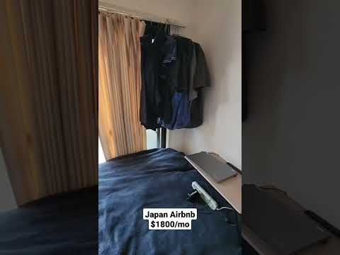 Tour of my Airbnb in Japan... $1800/mo - Digital Nomad Osaka