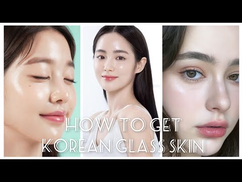 "How To Get Korean Glass Skin" 💗✨ Skincare Routine step by step.... #glowupskin #glassskin