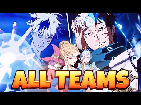 (ANIMATIONS SHOWN) 3rd EYE RHYA WILL BE OP! ALL TEAM COMPS THAT WILL DESTROY! | Black Clover Mobile