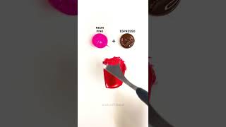 How to make Red Color? #colormixing #mixing #satisfying