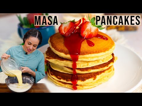 Masa harina pancakes: a taste of Mexico