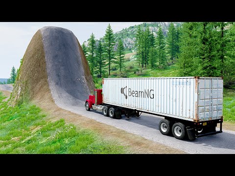 Mobil vs Bumps #15 - BeamNG Drive