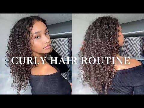 EASY curly hair routine | tips, tricks, how to diffuse *vlogmas day 16*