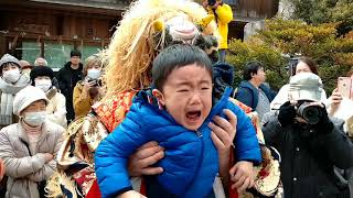 【北九州市】 八坂神社 節分豆まき