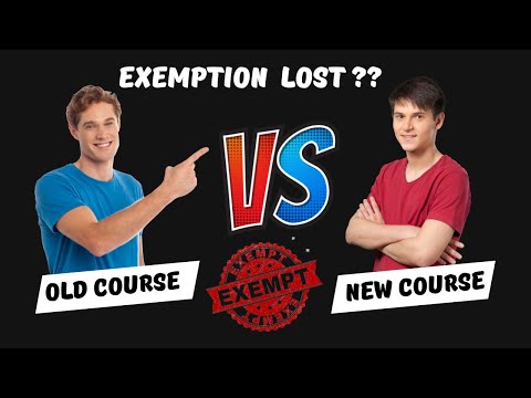 |Exemption Lost ??| CA Intermediate & CA Final Under old & New Course| Breaking Updates||