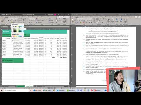 #CIS120 wk06 Demonstration - Completing an #Excel #SAM Project for Assignment 6