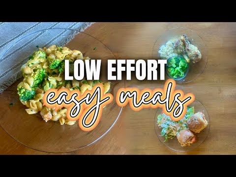 Lazy / Low Effort Dinner Ideas | Meals for Busy Nights | What's for Dinner | MEL COOP