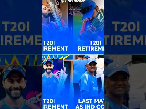 Three Legend retired... 🥲🥲 very emotional moment #emotional #t20worldcup2024 #cricket