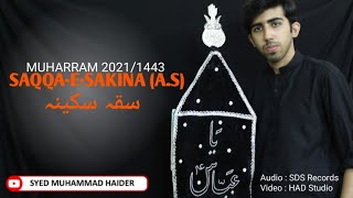 NEW NOHA 2021 || SAQQA E SAKINA || MOHRRAM || SYED MUHAMMAD HAIDER || 1442 || SDS RECORD