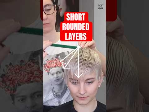 SHORT ROUNDED LAYERS | TUTORIAL PREVIEW | by SCK #shorthaircut #pixietutorial #SCK