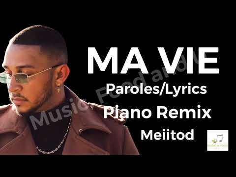 Meiitod - Ma vie (paroles/lyrics vidéo) Piano Remix