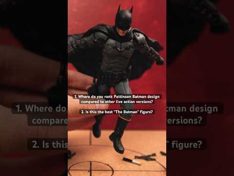 Mezco Toyz The Batman Quick Look. #actionfigure #mezcotoyz #thebatman #robertpattinson #shorts