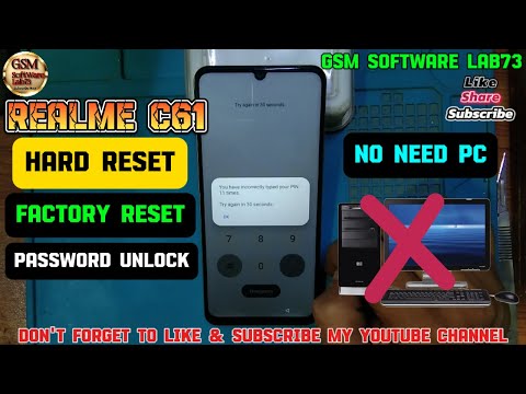 How To Unlock Pattern in Realme C61|Realme C61 Hard Reset | Forgot Password on Realme C61 No PC