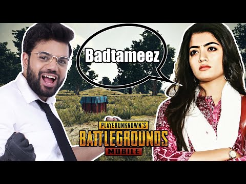 Roasting A Random Girl In PUBG MOBILE !!!