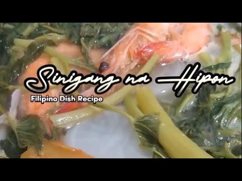 Simpleng Luto sa Sinigang na Hipon (Filipino Dish Recipe) #foodie