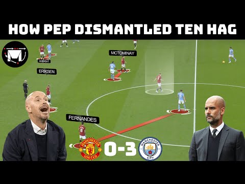 Tactical Analysis : Manchester United 0-3 Man City | City Overcome A Shaky Start |