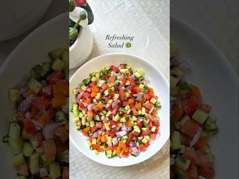 Refreshing Salad Recipe 🥗| My go-to everyday Salad Recipe 🤌