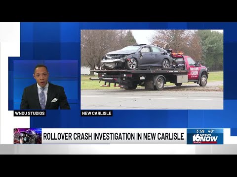 Rollover crash in New Carlisle