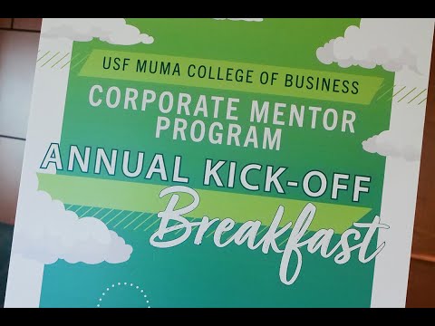 2023 USF Muma College of Business Corporate Mentor Program Kick-off Breakfast