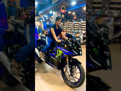 Taking Delivery of all new yamaha R-15 m monster energy #r15 #r15mreview #r15m #r15v4 #yamaha