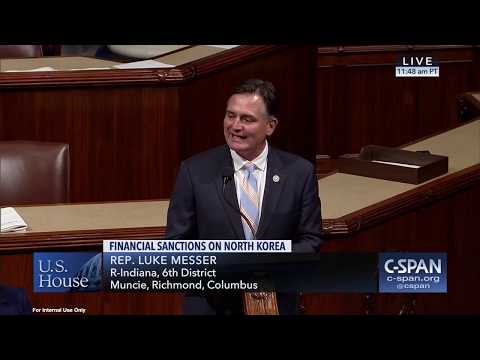 Rep. Messer Votes to Increase Financial Sanctions on North Korea