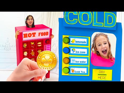 Nastya and Evelyn Hot VS Cold Challenge for kids